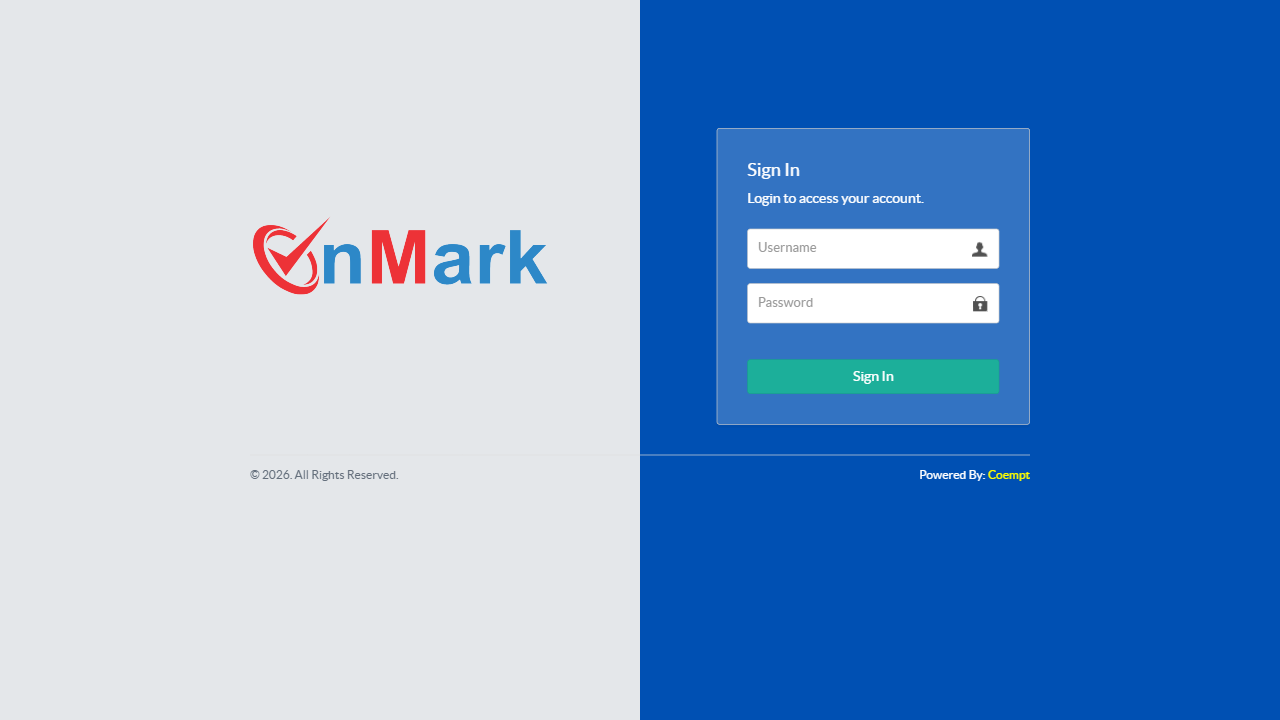 Evaluator portal login